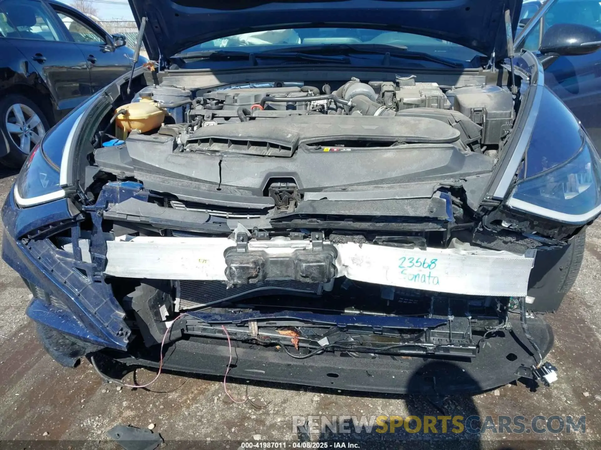 6 Фотография поврежденного автомобиля 5NPEJ4J25MH090913 HYUNDAI SONATA 2021