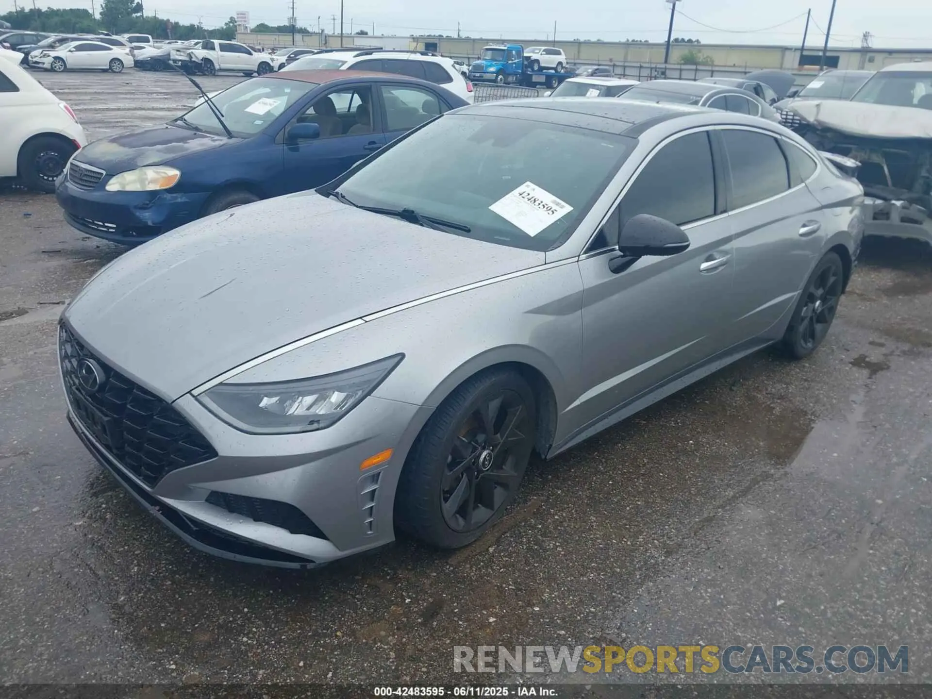 2 Photograph of a damaged car 5NPEJ4J26MH097028 HYUNDAI SONATA 2021