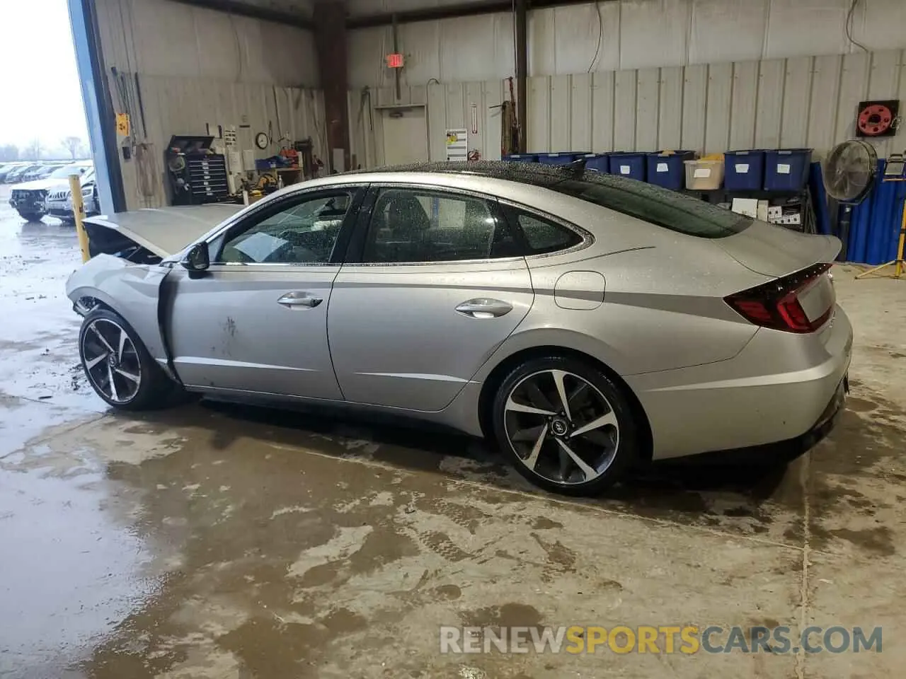 2 Photograph of a damaged car 5NPEJ4J26MH117777 HYUNDAI SONATA 2021