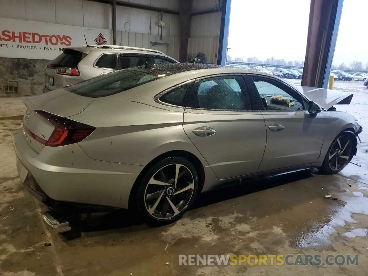 3 Photograph of a damaged car 5NPEJ4J26MH117777 HYUNDAI SONATA 2021