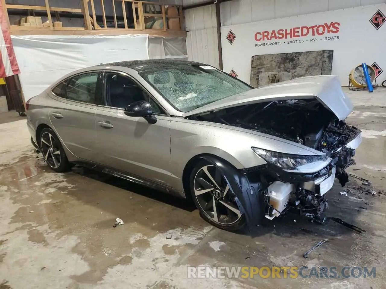 4 Photograph of a damaged car 5NPEJ4J26MH117777 HYUNDAI SONATA 2021