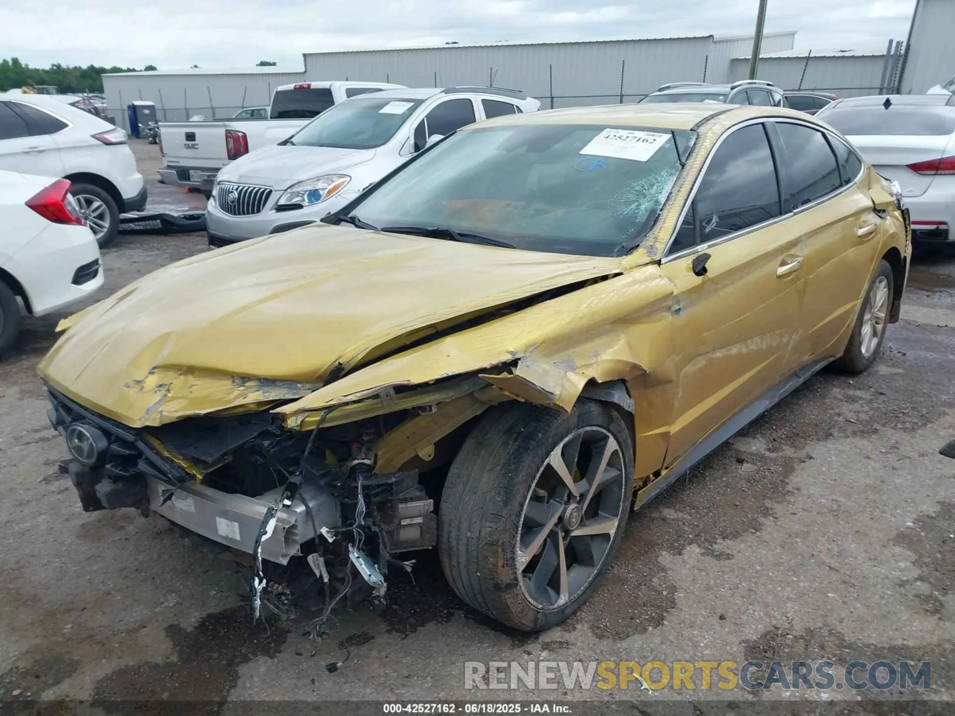 2 Photograph of a damaged car 5NPEJ4J27MH068847 HYUNDAI SONATA 2021