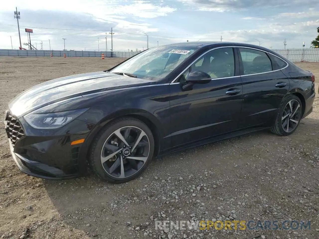 1 Photograph of a damaged car 5NPEJ4J27MH124513 HYUNDAI SONATA 2021