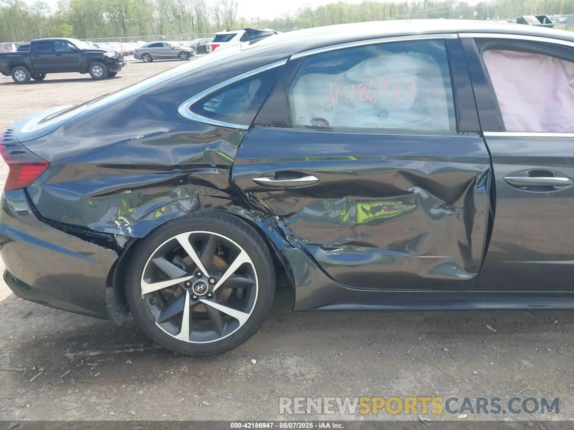 6 Фотография поврежденного автомобиля 5NPEJ4J27MH132434 HYUNDAI SONATA 2021
