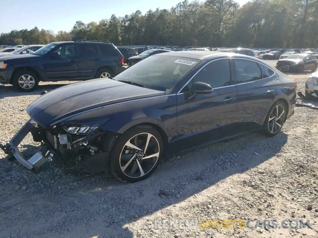 1 Фотография поврежденного автомобиля 5NPEJ4J27MH133132 HYUNDAI SONATA 2021
