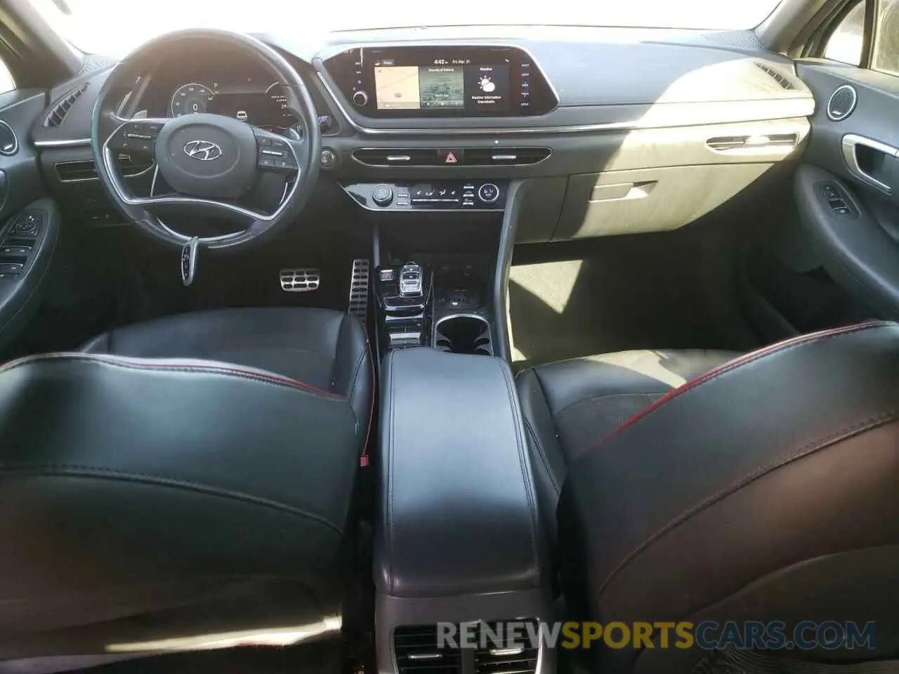 8 Фотография поврежденного автомобиля 5NPEJ4J27MH133132 HYUNDAI SONATA 2021