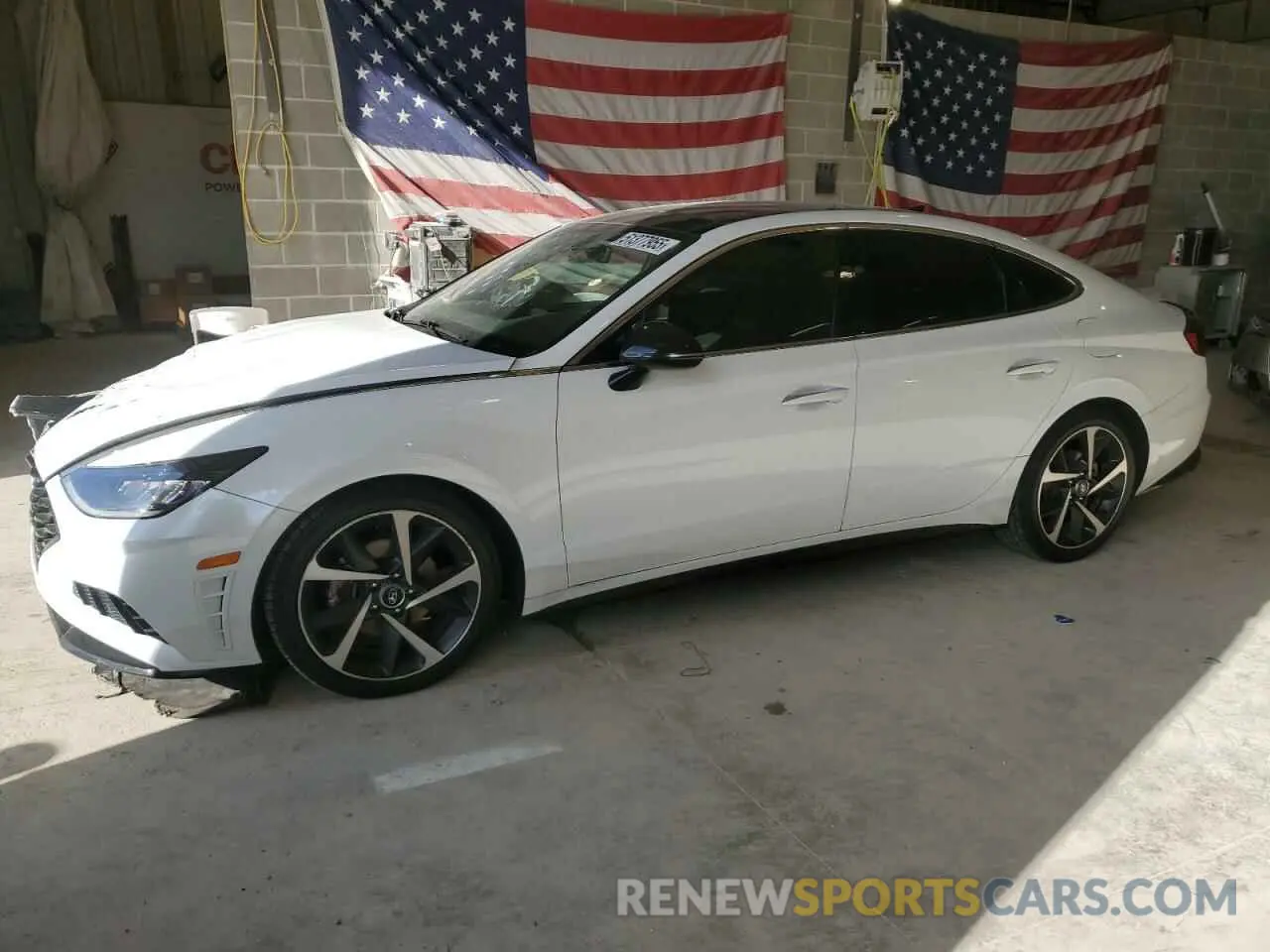 1 Photograph of a damaged car 5NPEJ4J29MH073659 HYUNDAI SONATA 2021