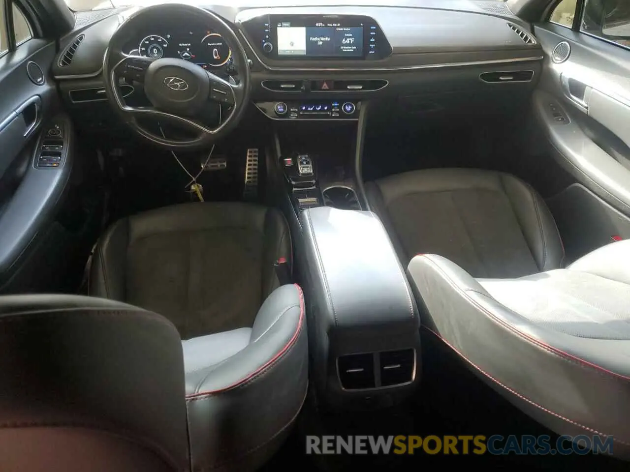 8 Photograph of a damaged car 5NPEJ4J29MH073659 HYUNDAI SONATA 2021