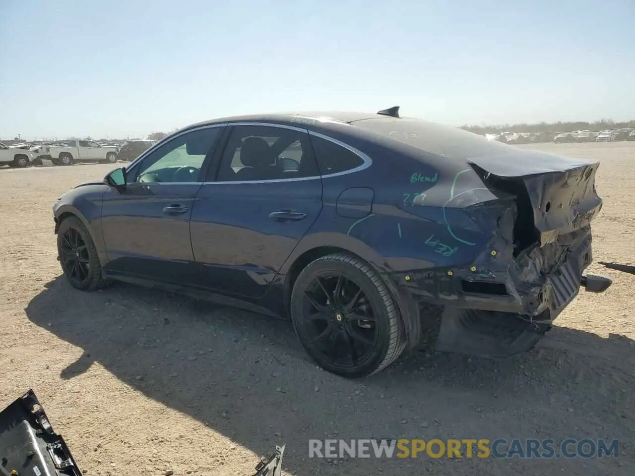 2 Photograph of a damaged car 5NPEJ4J2XMH089823 HYUNDAI SONATA 2021