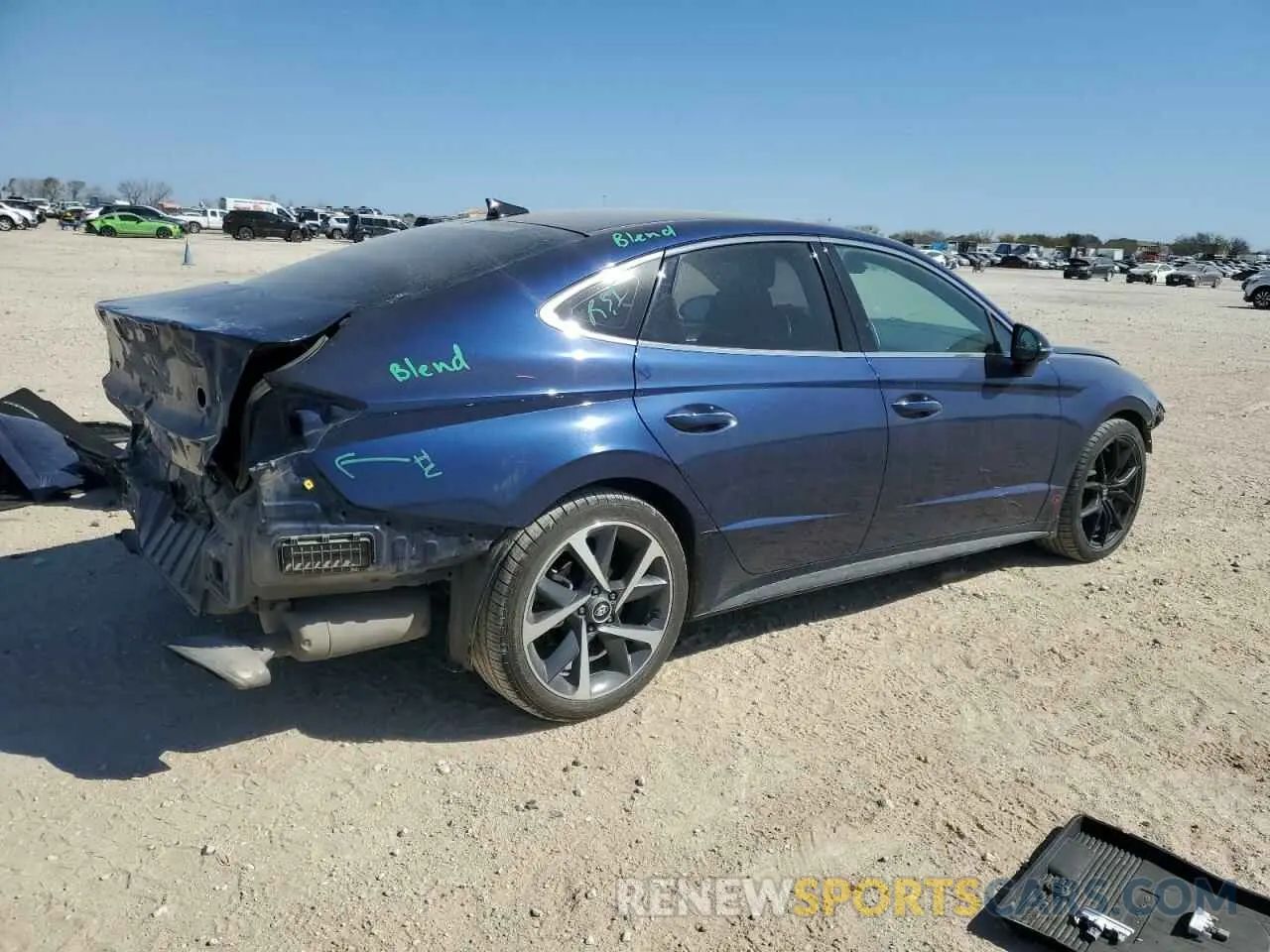 3 Photograph of a damaged car 5NPEJ4J2XMH089823 HYUNDAI SONATA 2021