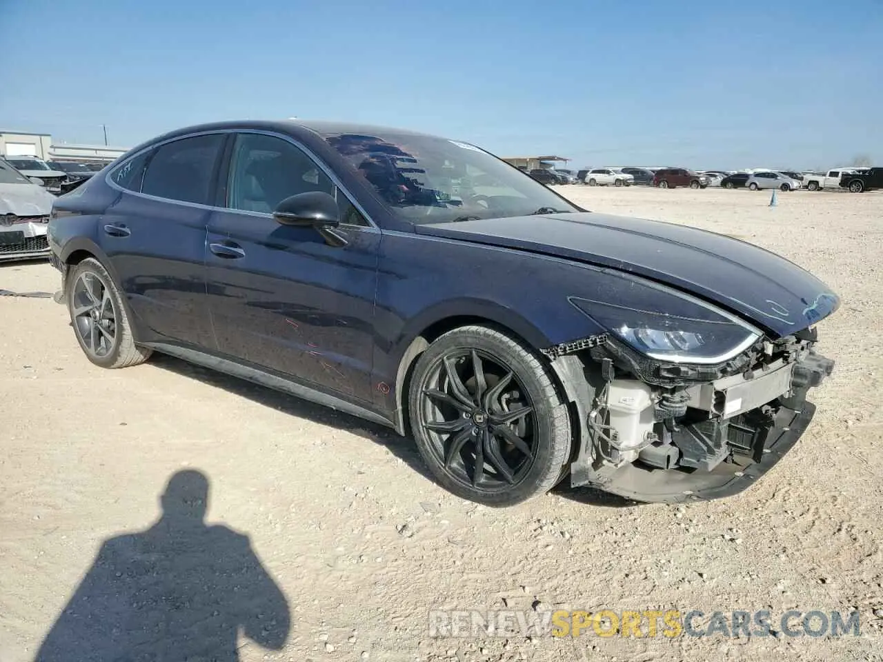 4 Photograph of a damaged car 5NPEJ4J2XMH089823 HYUNDAI SONATA 2021