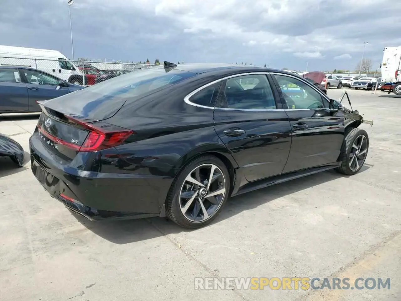 3 Фотография поврежденного автомобиля 5NPEJ4J2XMH132637 HYUNDAI SONATA 2021
