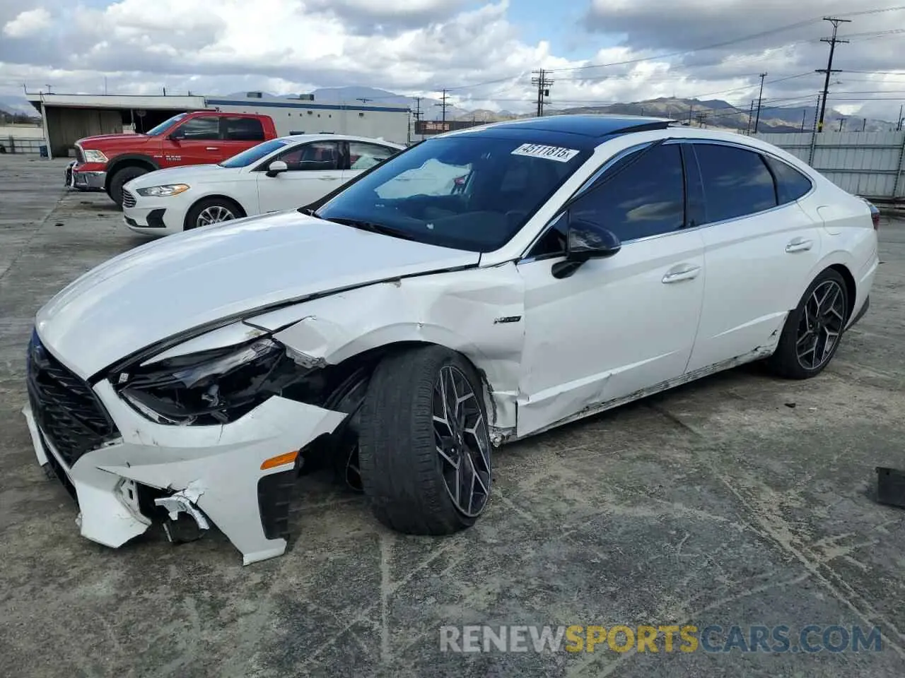 1 Фотография поврежденного автомобиля 5NPEK4JC6MH117610 HYUNDAI SONATA 2021