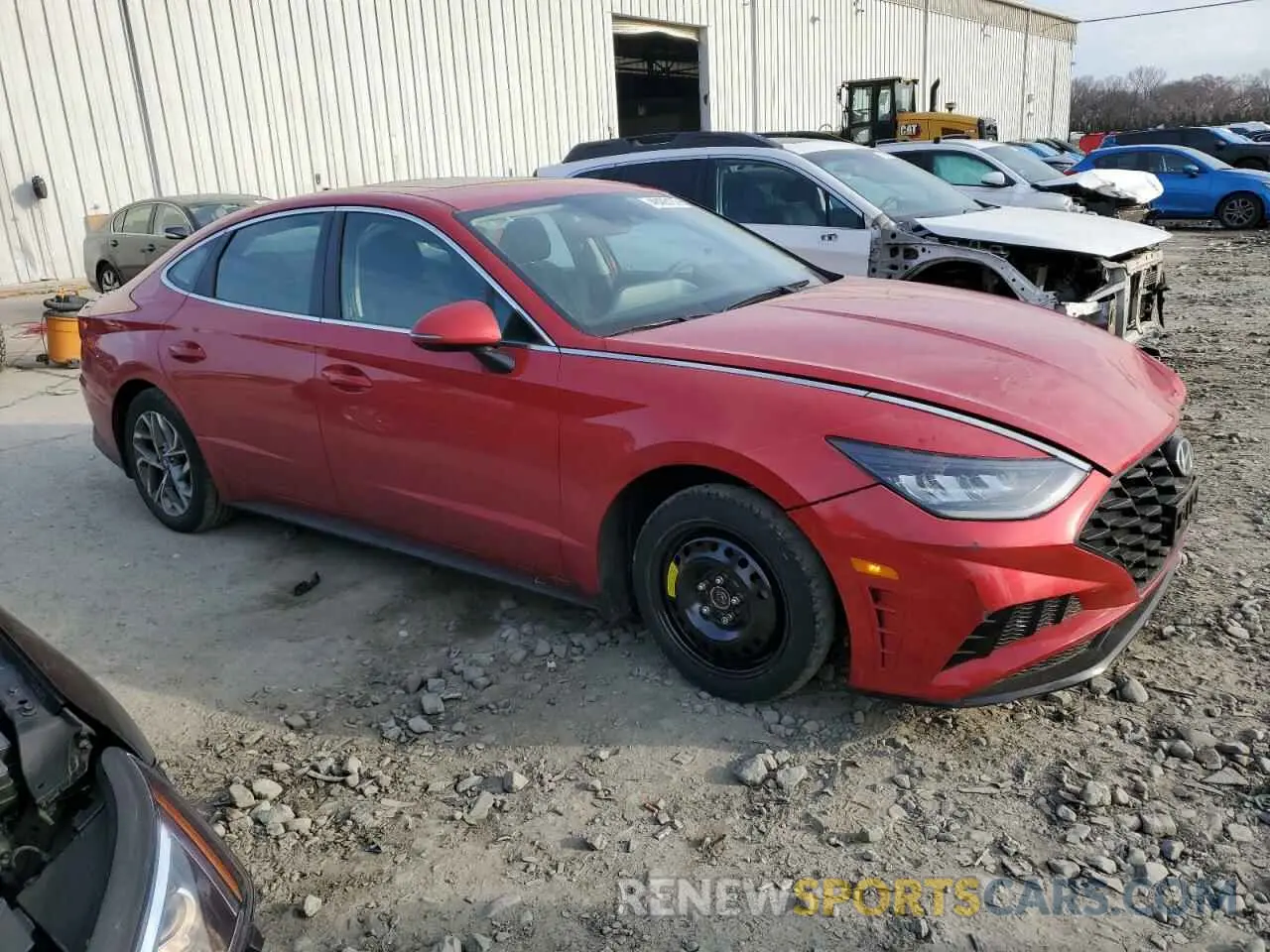 4 Фотография поврежденного автомобиля 5NPEL4JA1MH079358 HYUNDAI SONATA 2021