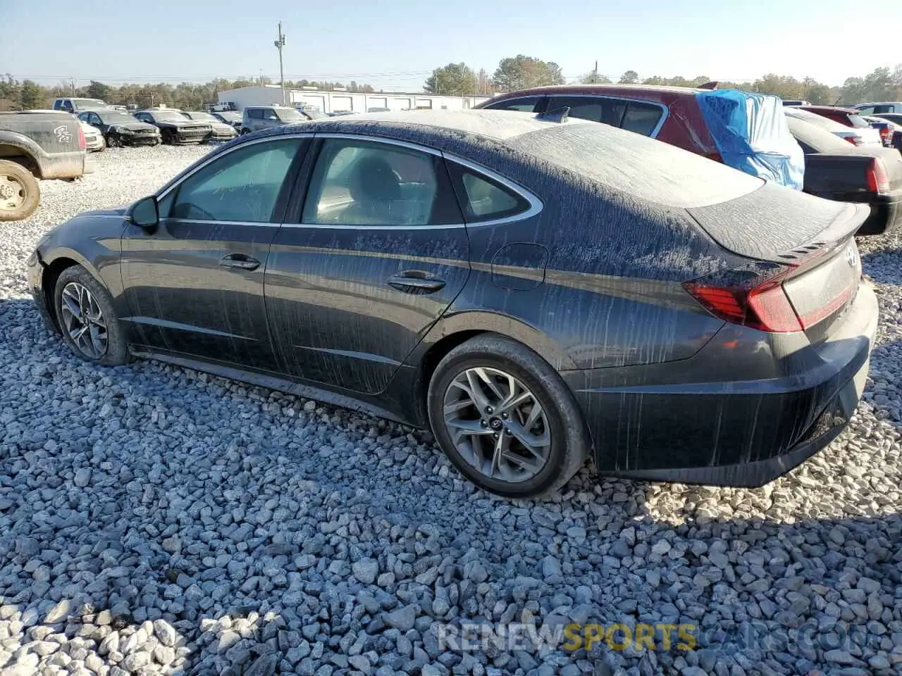 2 Photograph of a damaged car 5NPEL4JA5MH071232 HYUNDAI SONATA 2021
