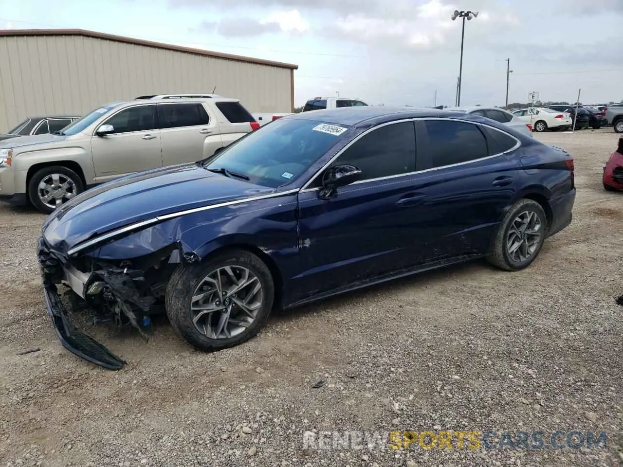 1 Photograph of a damaged car 5NPEL4JA5MH103287 HYUNDAI SONATA 2021