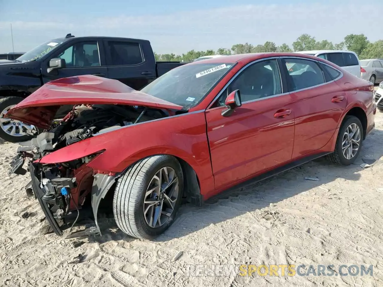 1 Photograph of a damaged car 5NPEL4JA9MH091810 HYUNDAI SONATA 2021