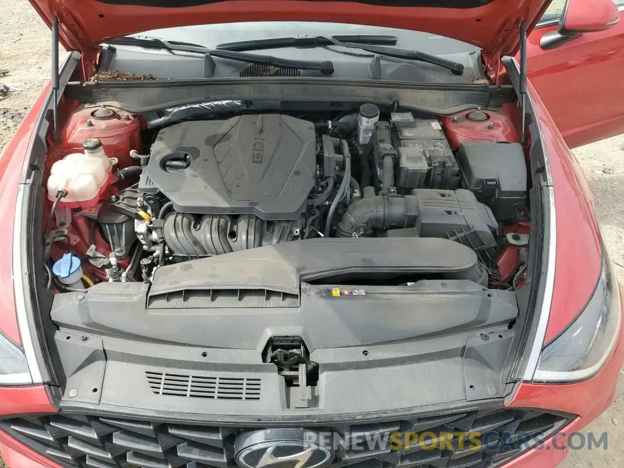 11 Photograph of a damaged car 5NPEL4JA9MH093413 HYUNDAI SONATA 2021