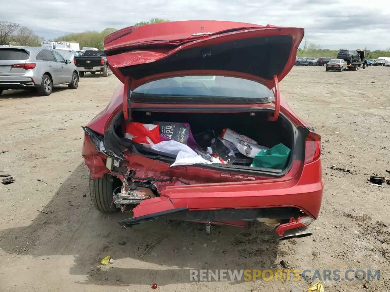 6 Photograph of a damaged car 5NPEL4JA9MH093413 HYUNDAI SONATA 2021