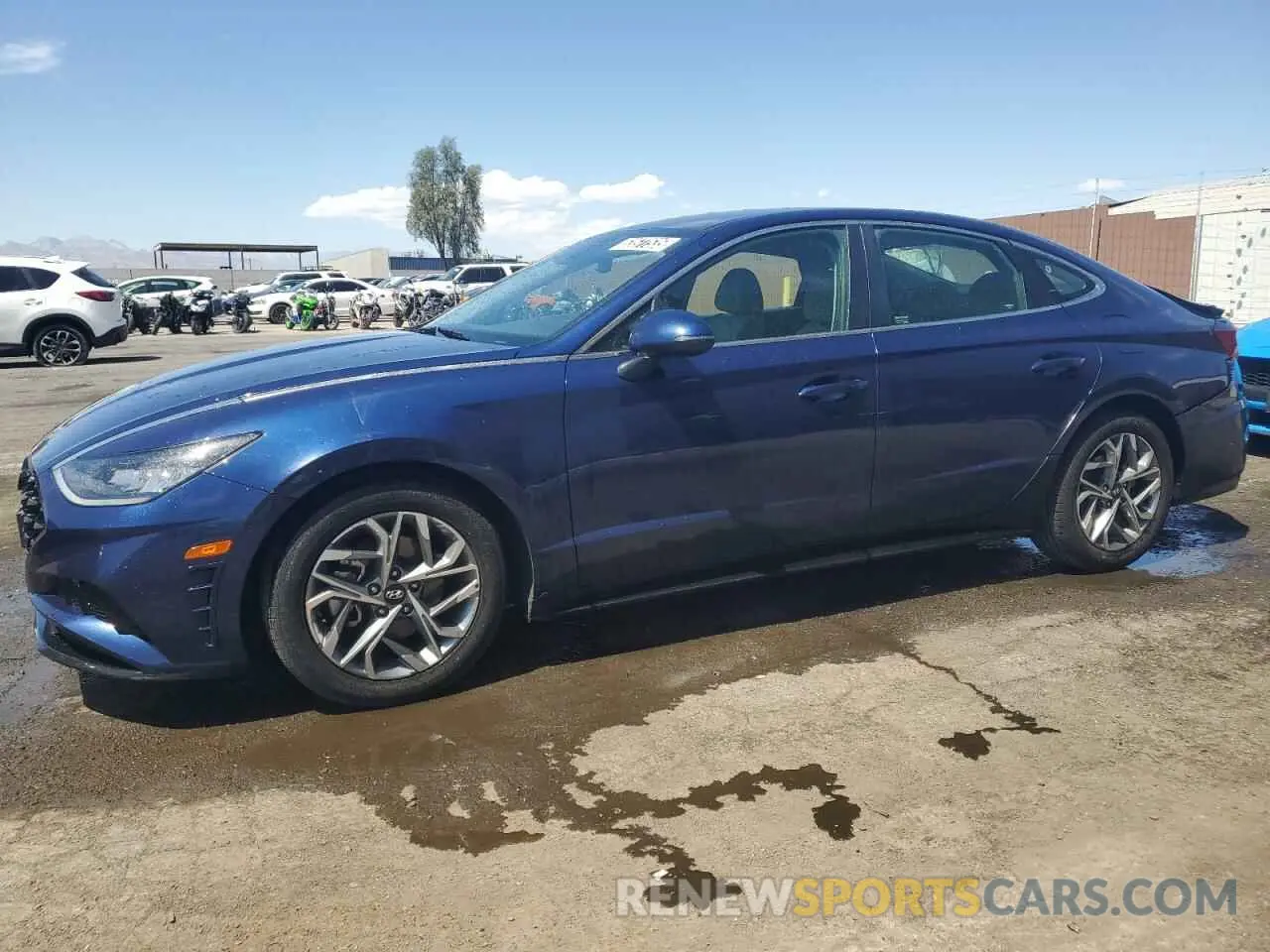 1 Photograph of a damaged car 5NPEL4JA9MH129732 HYUNDAI SONATA 2021
