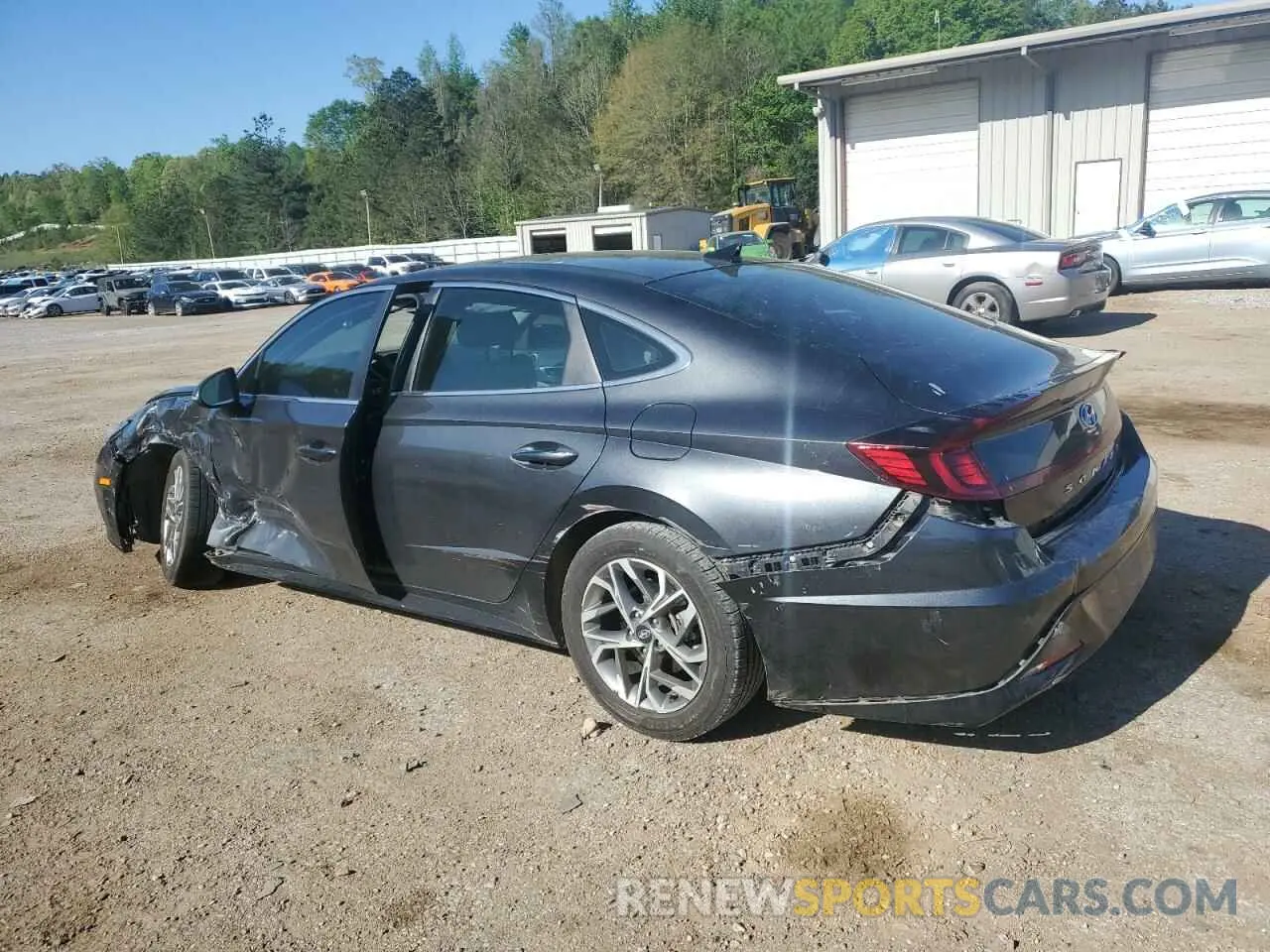 2 Photograph of a damaged car KMHL14JA4MA143909 HYUNDAI SONATA 2021