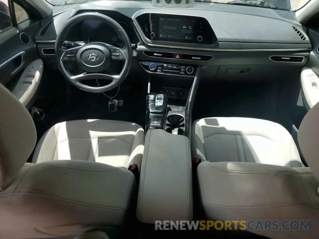 8 Photograph of a damaged car KMHL14JA9MA151584 HYUNDAI SONATA 2021