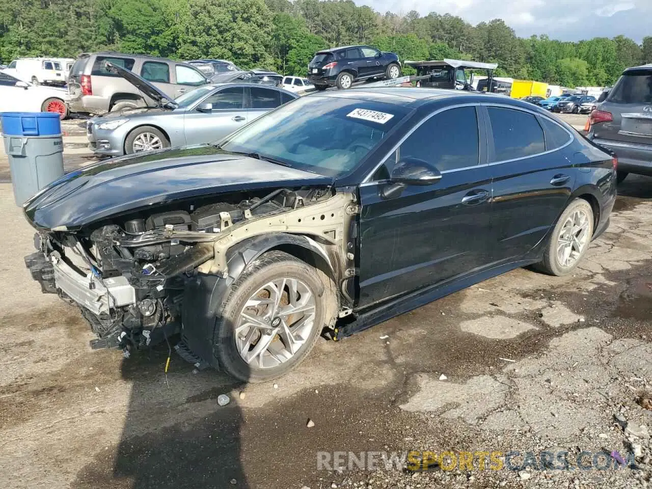 1 Фотография поврежденного автомобиля KMHL14JAXMA155238 HYUNDAI SONATA 2021