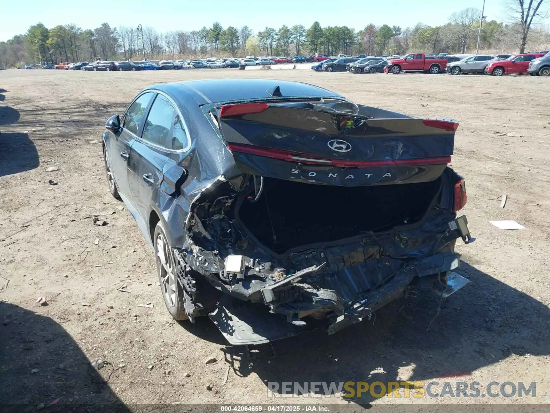 3 Photograph of a damaged car KMHL14JAXMA160391 HYUNDAI SONATA 2021
