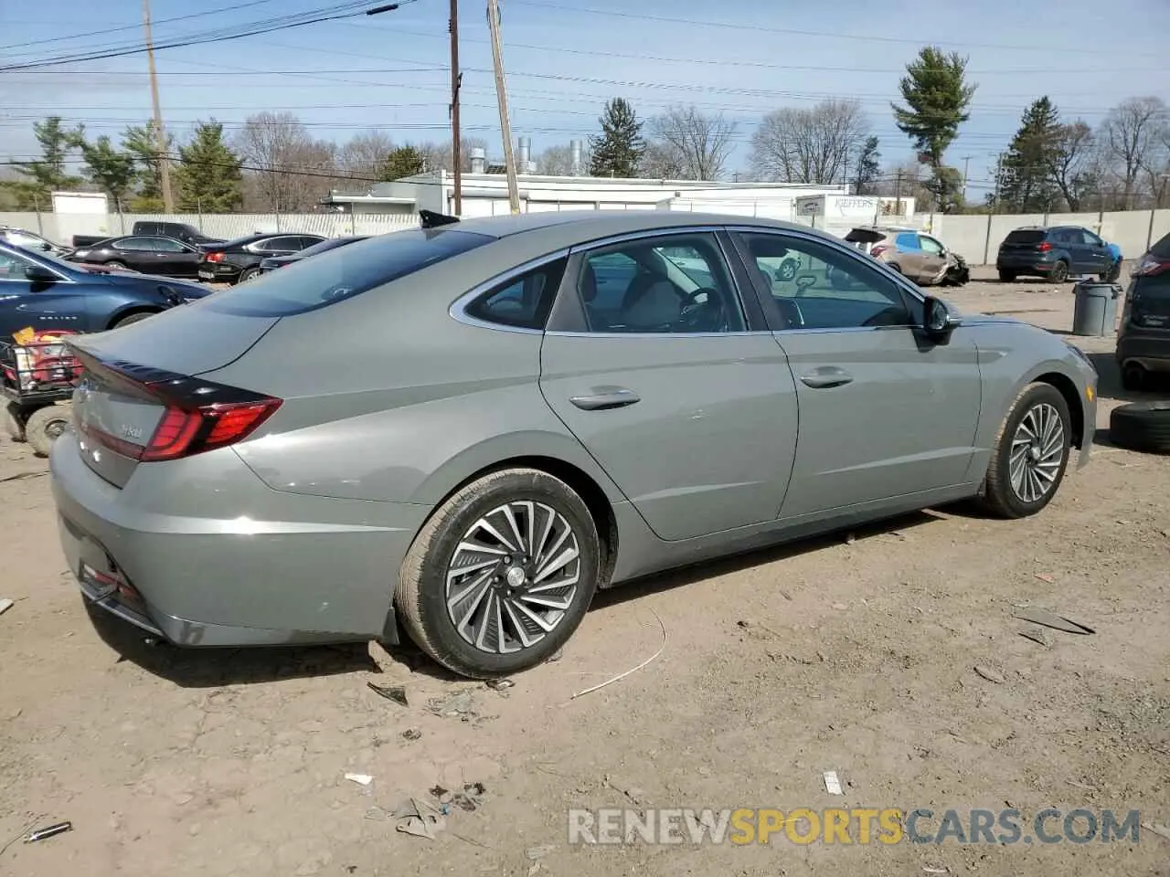 3 Photograph of a damaged car KMHL34JJ0MA022272 HYUNDAI SONATA 2021