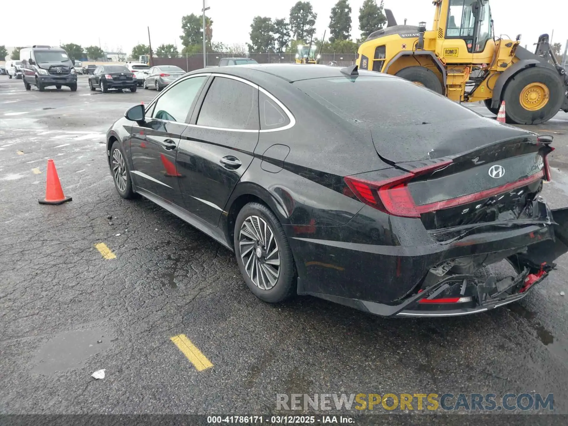 3 Photograph of a damaged car KMHL34JJ2MA026470 HYUNDAI SONATA 2021
