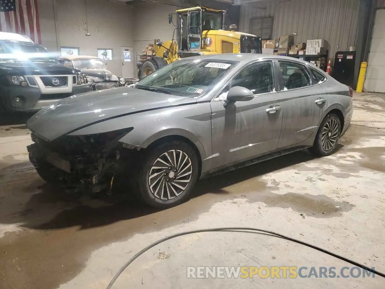 1 Photograph of a damaged car KMHL34JJ2MA034164 HYUNDAI SONATA 2021