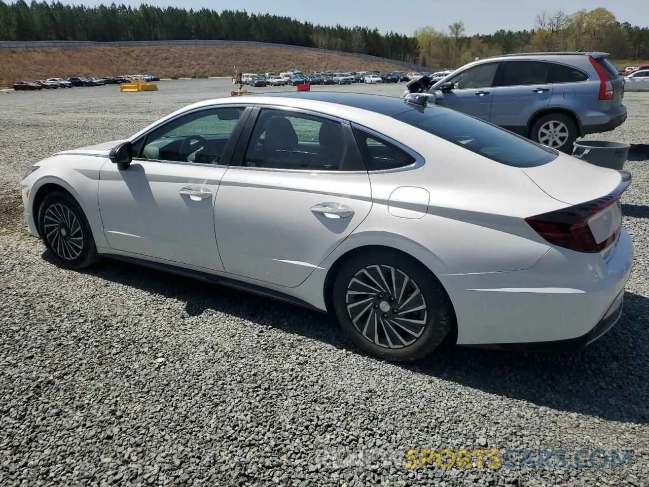2 Photograph of a damaged car KMHL54JJ0MA034397 HYUNDAI SONATA 2021