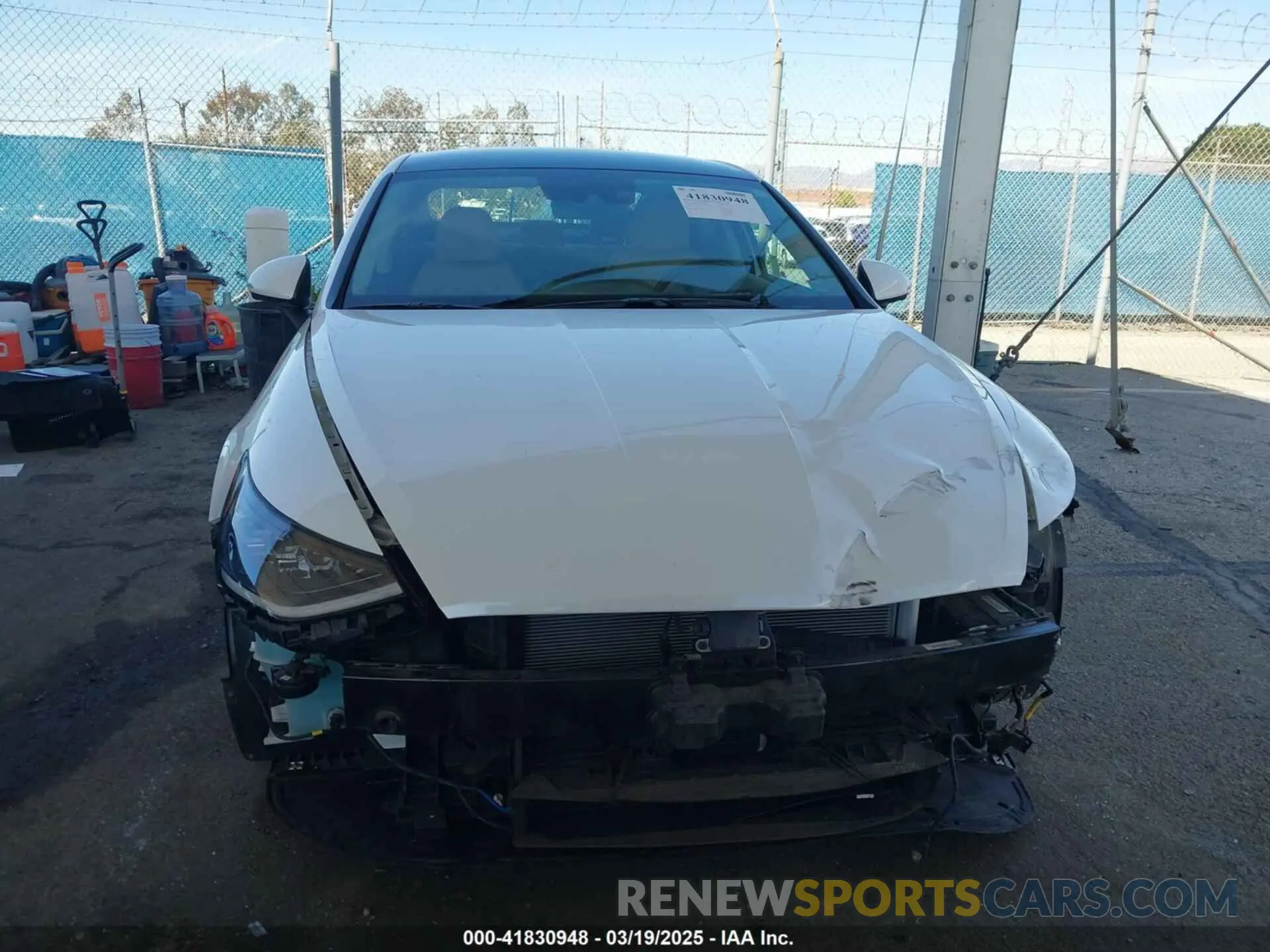 13 Photograph of a damaged car KMHL54JJ5MA027896 HYUNDAI SONATA 2021