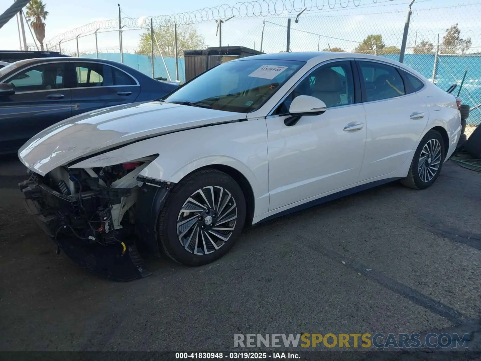 2 Photograph of a damaged car KMHL54JJ5MA027896 HYUNDAI SONATA 2021