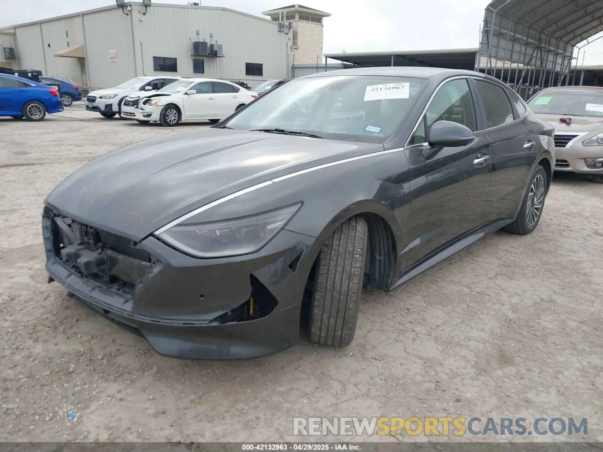 2 Photograph of a damaged car KMHL54JJ9MA027089 HYUNDAI SONATA 2021