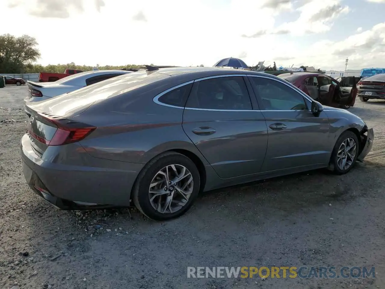 3 Фотография поврежденного автомобиля KMHL64JA0MA148672 HYUNDAI SONATA 2021