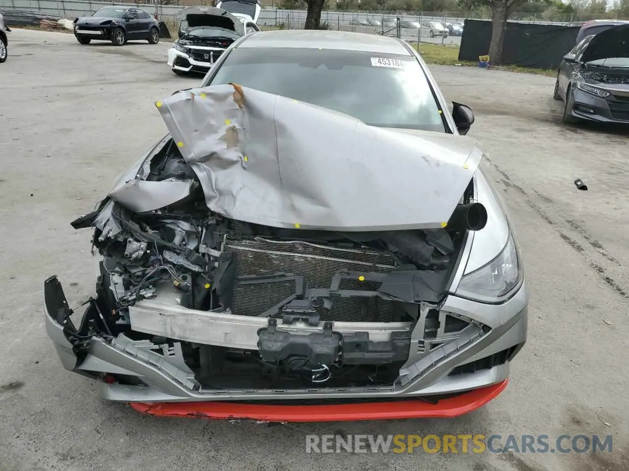 5 Photograph of a damaged car KMHL64JA4MA149873 HYUNDAI SONATA 2021