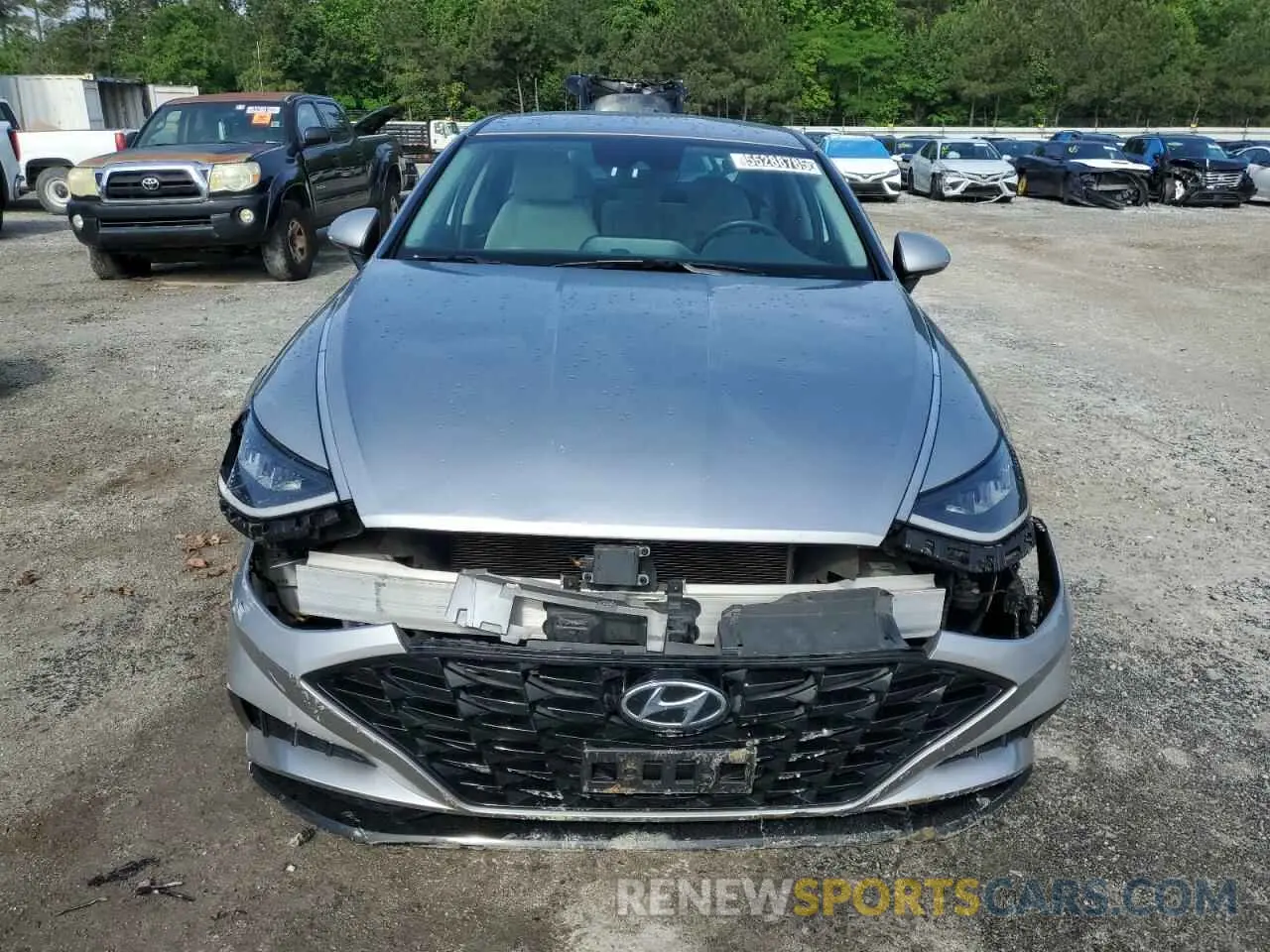 5 Photograph of a damaged car KMHL64JA4MA155981 HYUNDAI SONATA 2021