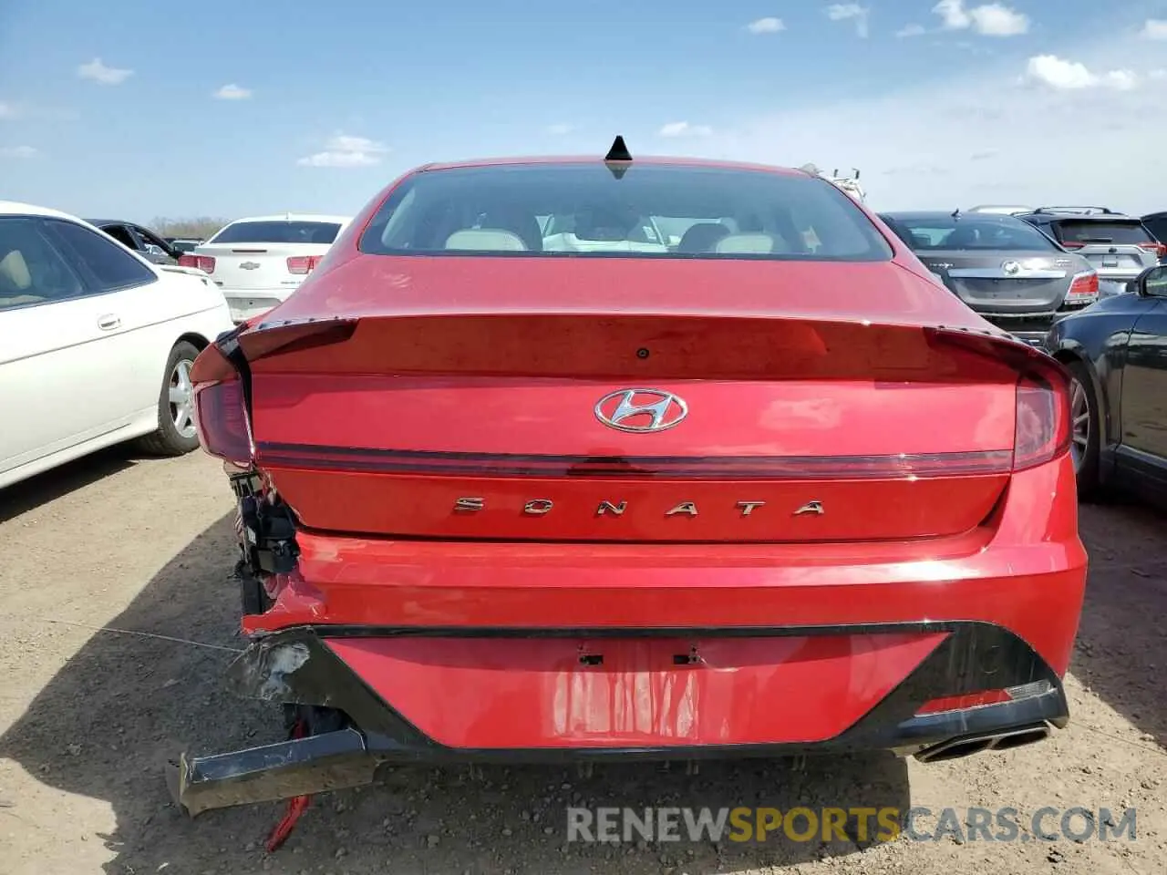 6 Photograph of a damaged car KMHL64JA7MA147812 HYUNDAI SONATA 2021
