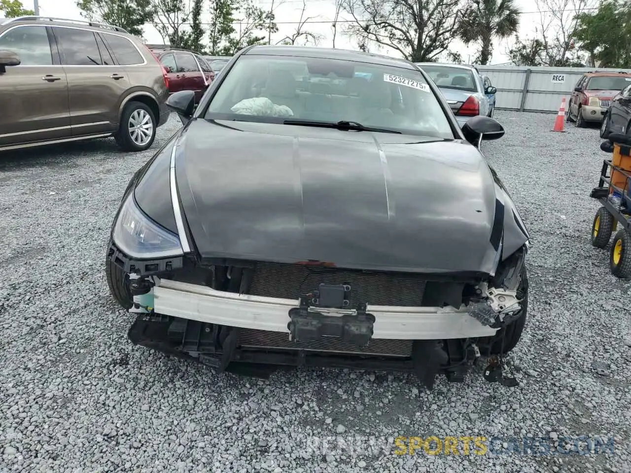 5 Photograph of a damaged car KMHL64JA8MA158186 HYUNDAI SONATA 2021
