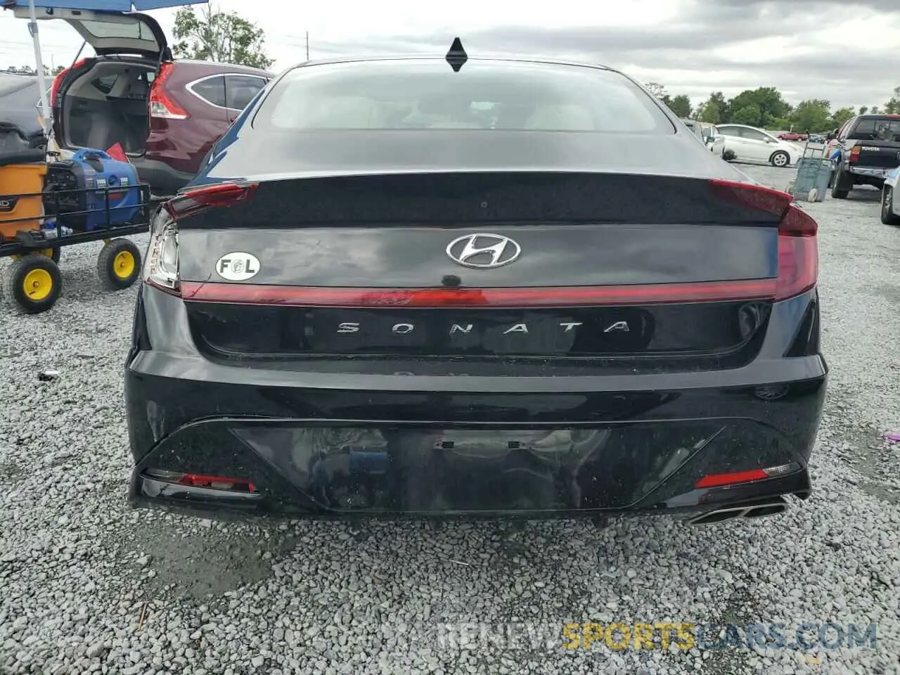 6 Photograph of a damaged car KMHL64JA8MA158186 HYUNDAI SONATA 2021