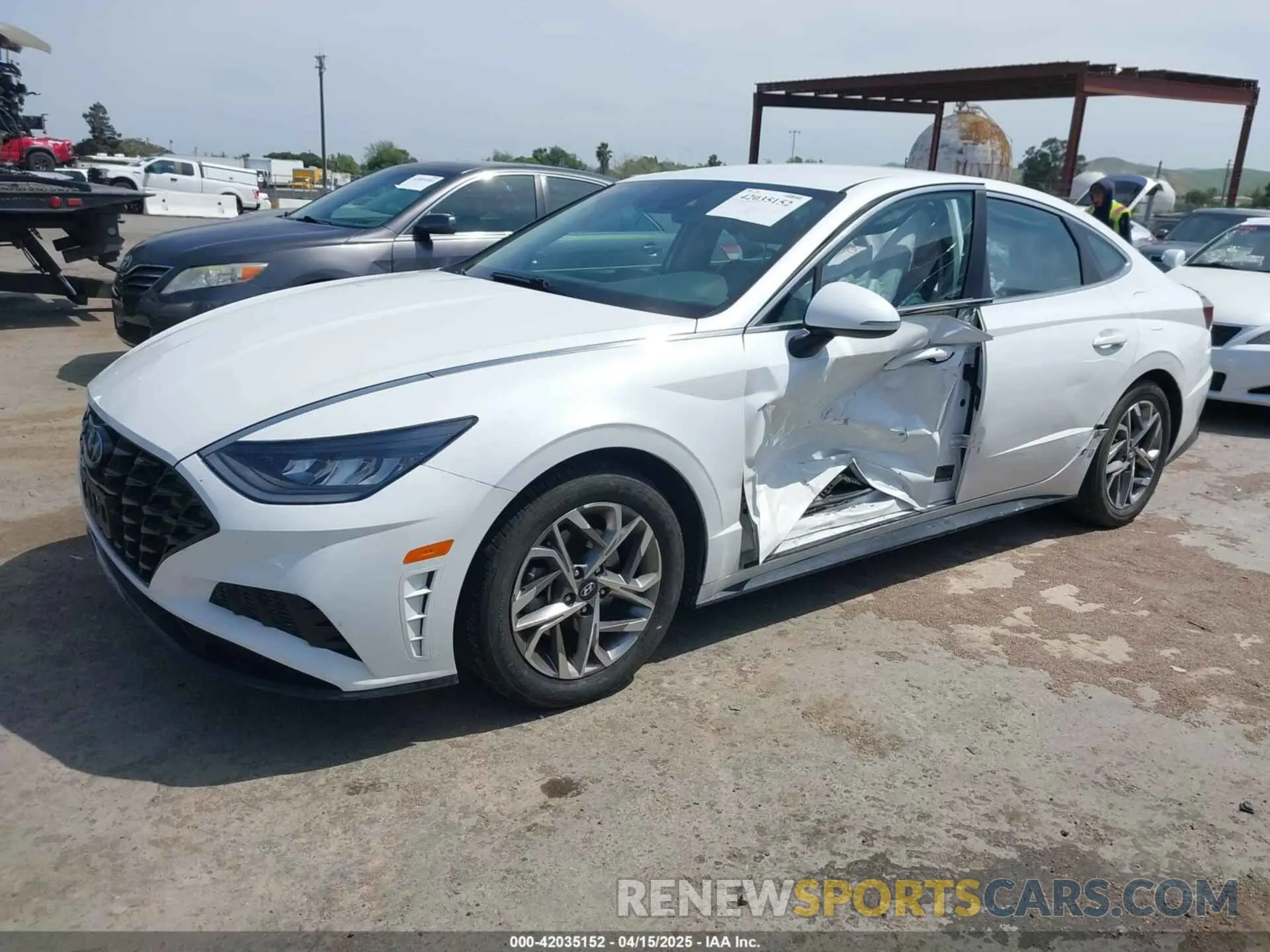 2 Фотография поврежденного автомобиля KMHL64JA9MA155197 HYUNDAI SONATA 2021
