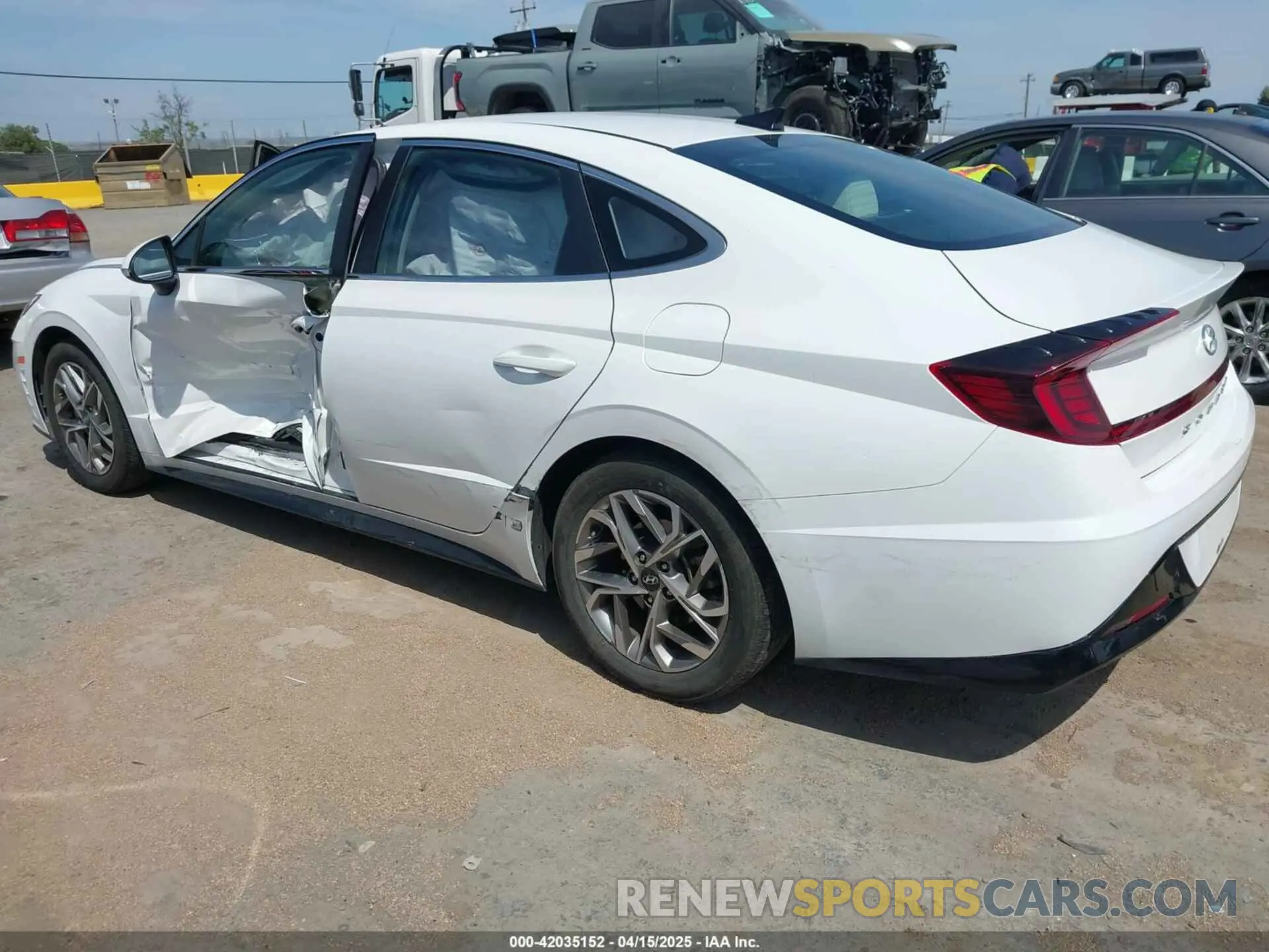 3 Фотография поврежденного автомобиля KMHL64JA9MA155197 HYUNDAI SONATA 2021