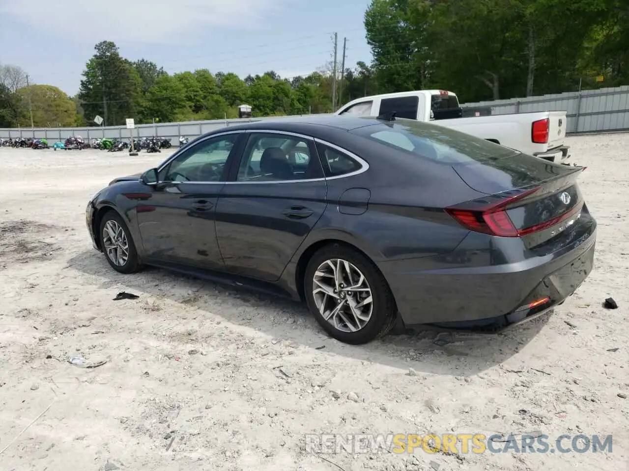 2 Photograph of a damaged car KMHL64JAXMA144421 HYUNDAI SONATA 2021