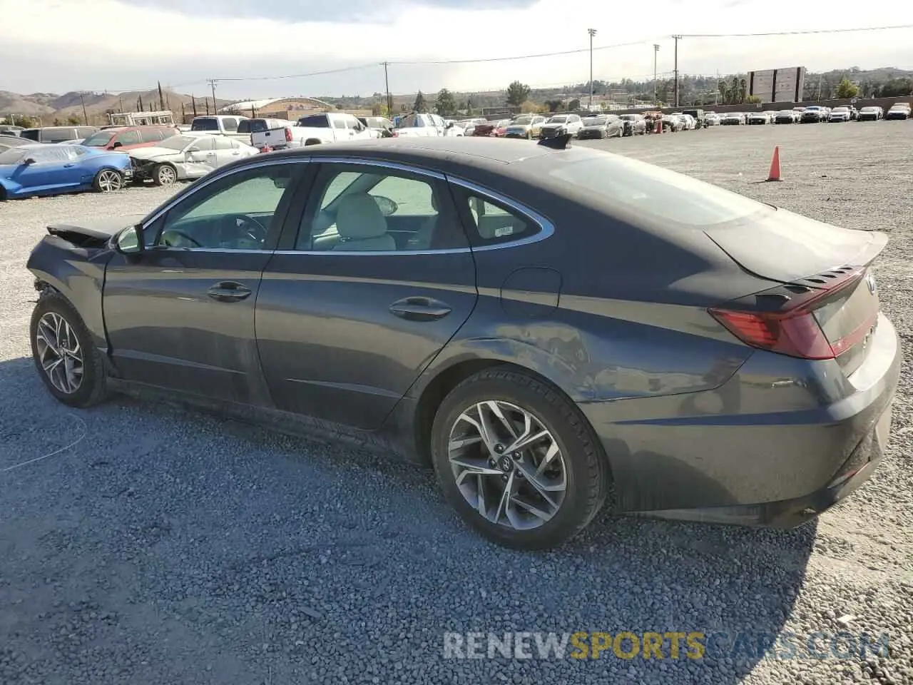 2 Photograph of a damaged car KMHL64JAXMA150977 HYUNDAI SONATA 2021