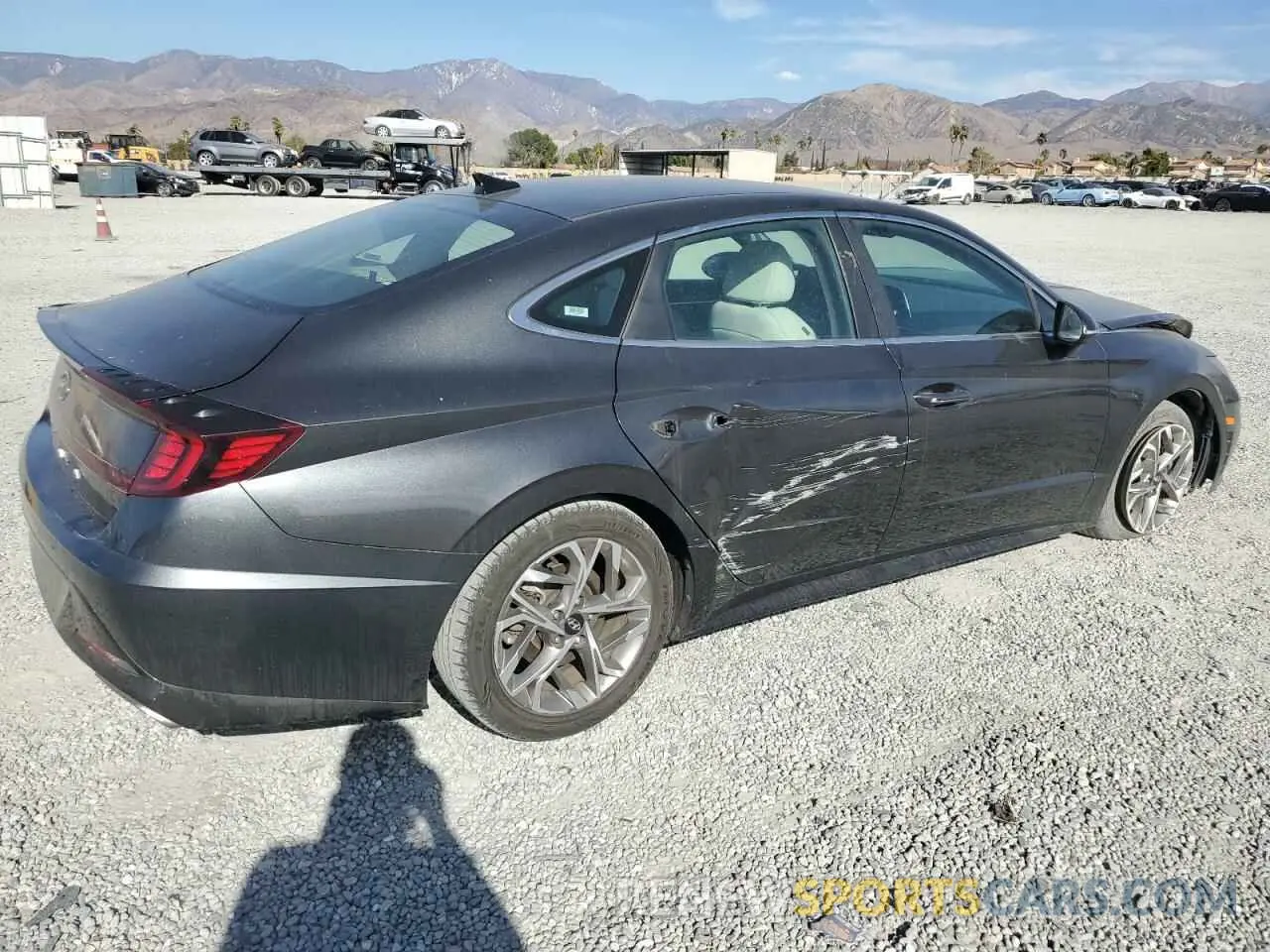 3 Photograph of a damaged car KMHL64JAXMA150977 HYUNDAI SONATA 2021
