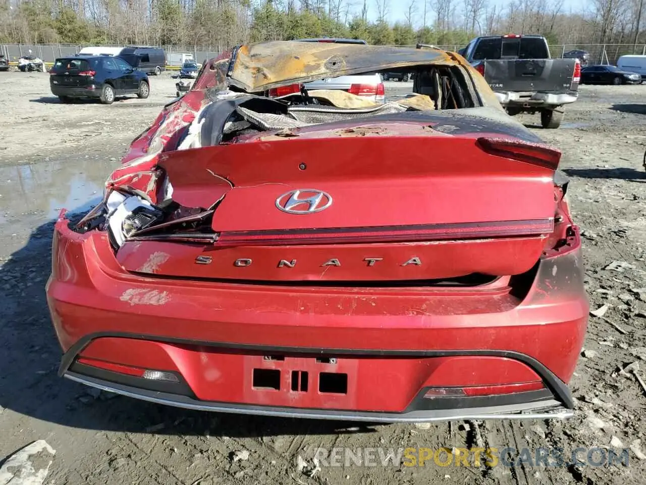 6 Фотография поврежденного автомобиля 5NPEG4JA0NH134288 HYUNDAI SONATA 2022