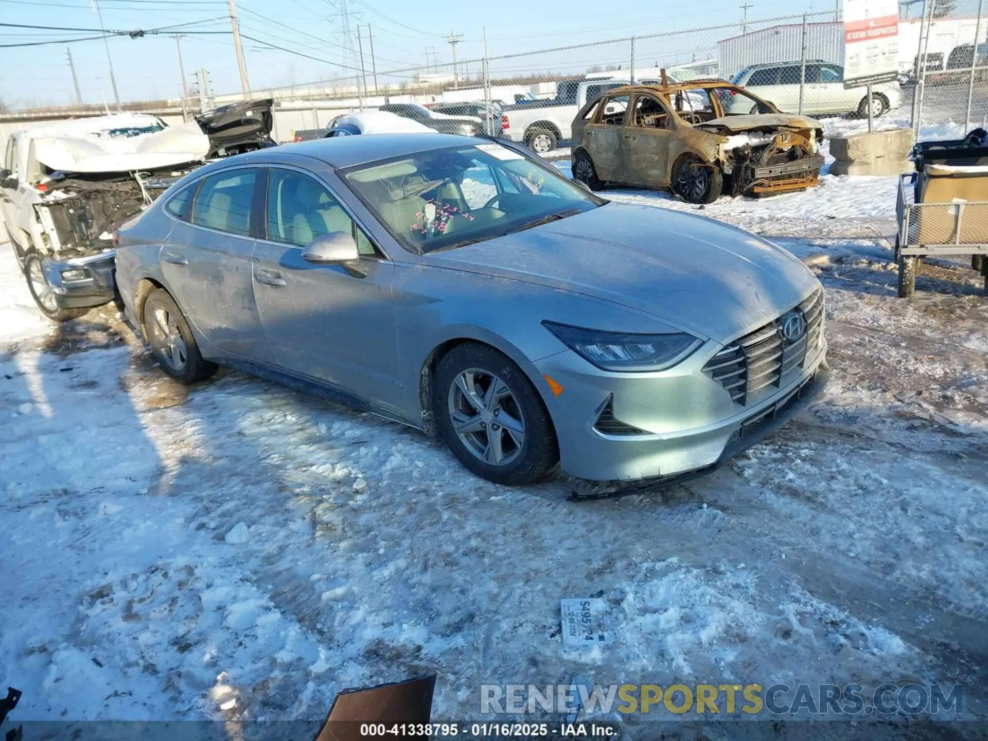 1 Фотография поврежденного автомобиля 5NPEG4JA2NH149438 HYUNDAI SONATA 2022