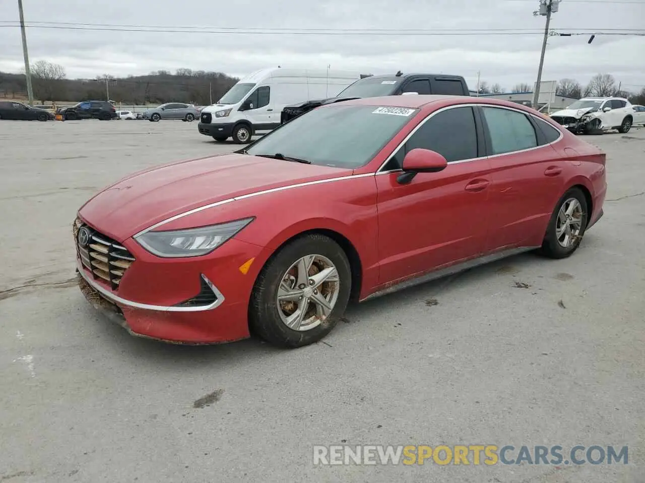1 Photograph of a damaged car 5NPEG4JA5NH144198 HYUNDAI SONATA 2022