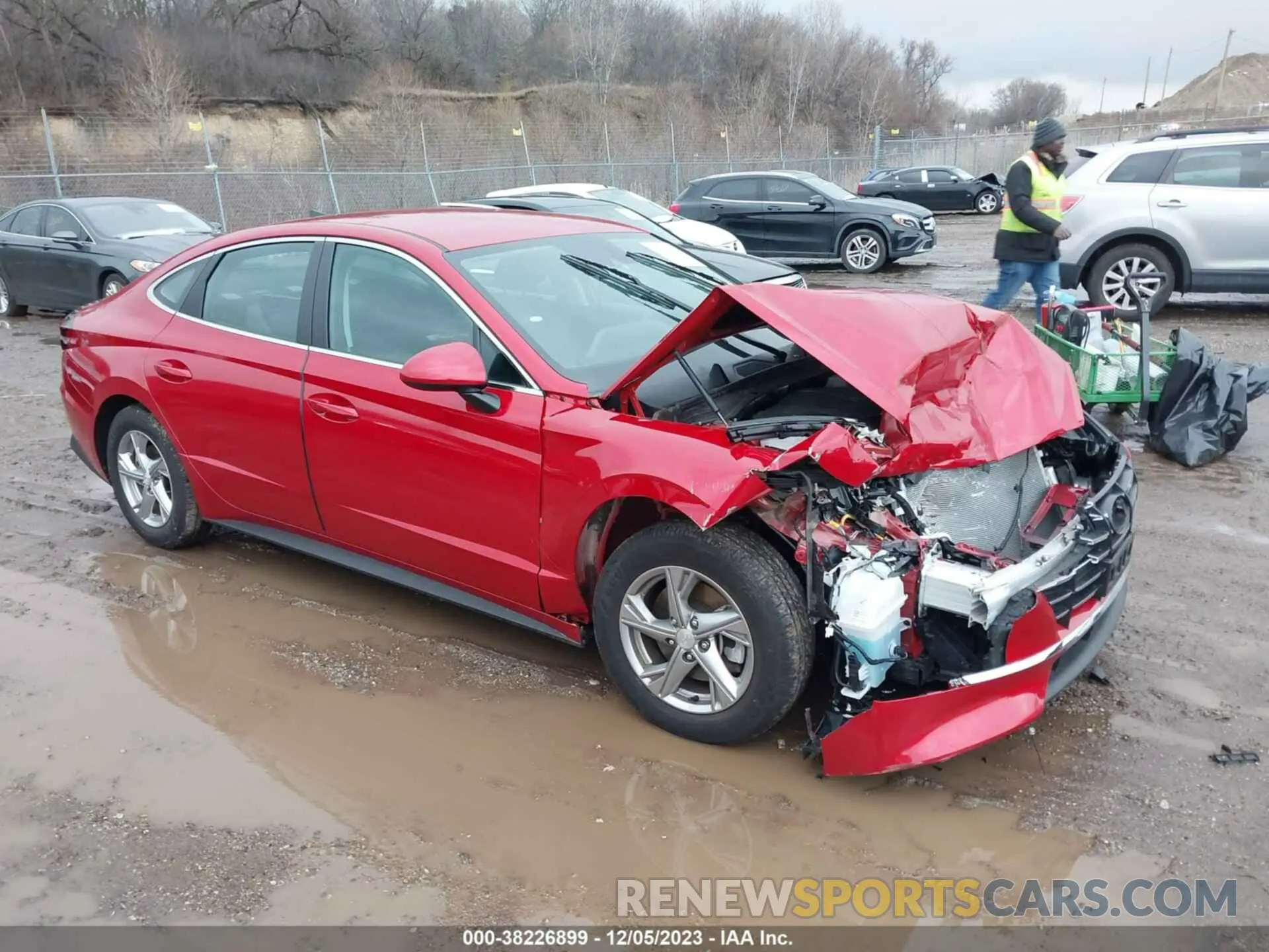 1 Фотография поврежденного автомобиля 5NPEG4JA6NH142900 HYUNDAI SONATA 2022